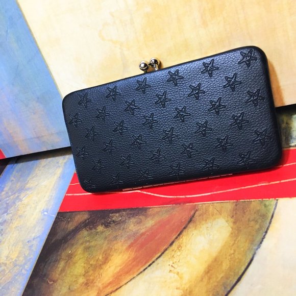 SONS OF ANARCHY CLUTCH WALLET ACCESSORY CLASP CLOSURE BAG ROSES REEPER KISSLOCK - Picture 4 of 8